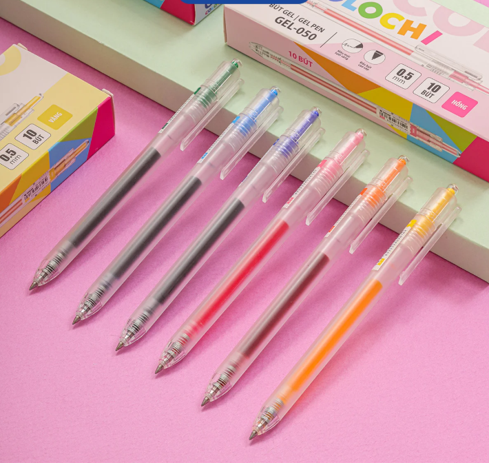 Bút gel Thiên Long Colochi Gel-050 0.5mm (10)