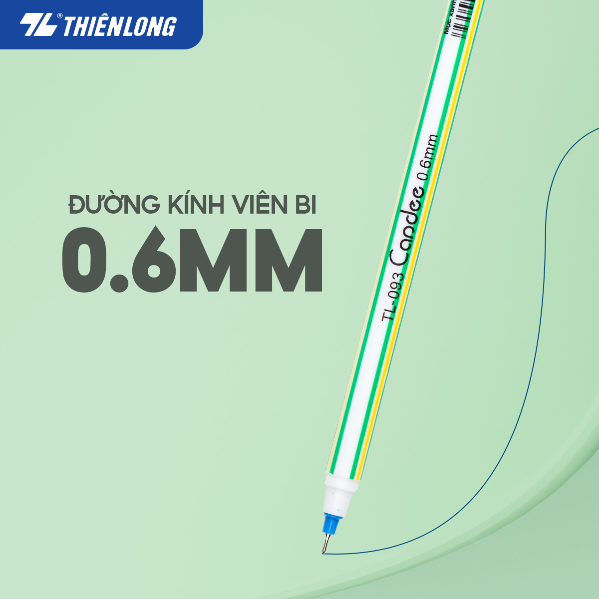 Bút bi Thiên Long TL-093 0.6mm (20)