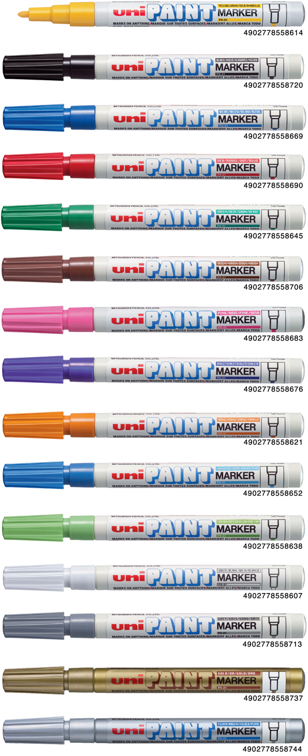 Bút sơn Uni ball Paint Marker PX-21 nét 0.8-1,2mm