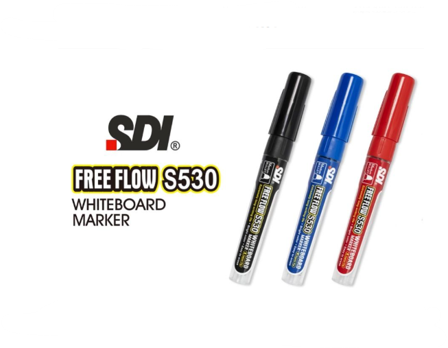 Bút lông bảng SDI S-530 ống mực nước (12)