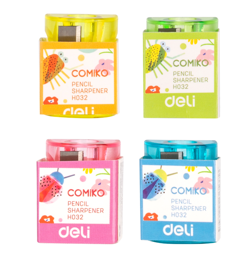 Gọt bút chì Deli H032 Comiko (hộp 70 cái)
