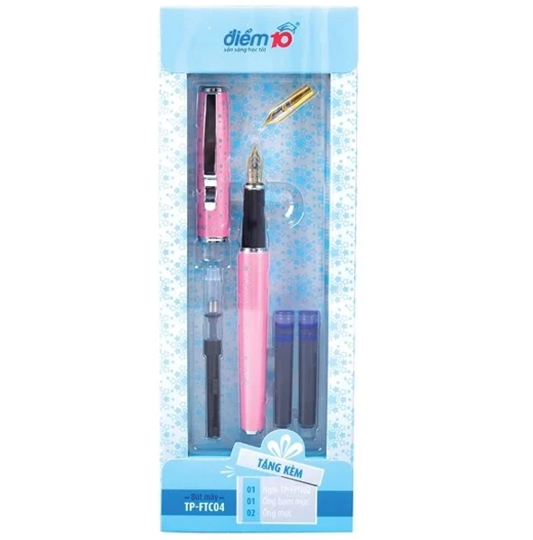Hàng ngưng bán Bút máy Thiên Long TP-FTC030 kèm 2 ống mực hộp 1 cây