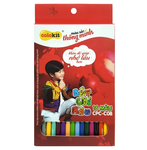 Bút chì màu Thiên Long Colokit CPC-C06 12 màu/ CPC-C08 16 màu