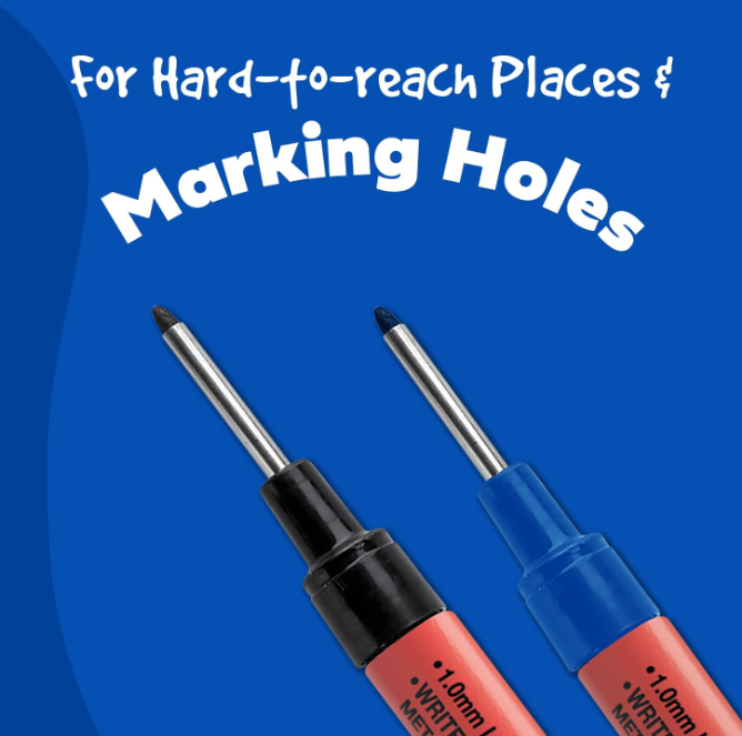 Bút đánh dấu ngòi dài Artline EKPR-LNM 1.0mm Long Nib Permanent Marker (12)