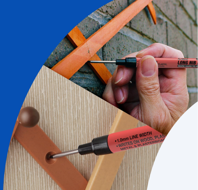 Bút đánh dấu ngòi dài Artline EKPR-LNM 1.0mm Long Nib Permanent Marker (12)