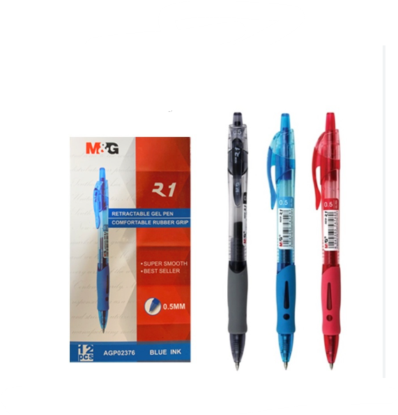 Bút gel bấm R1 M&G AGP02376 0.5mm (12)