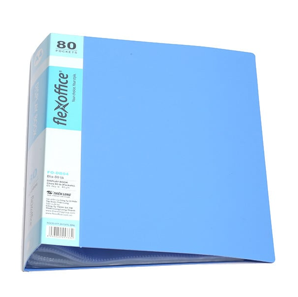 Bìa 80 lá A4 Thiên Long Flexoffice FO-DB04 xanh biển (30)