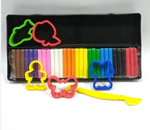 Đất sáp nặn WinQ D-14 10 màu + 5 khuôn hình (5/60)