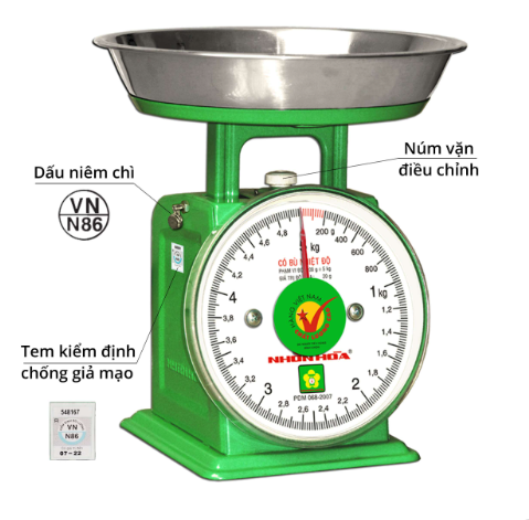 Cân Nhơn Hòa đồng hồ lò xo