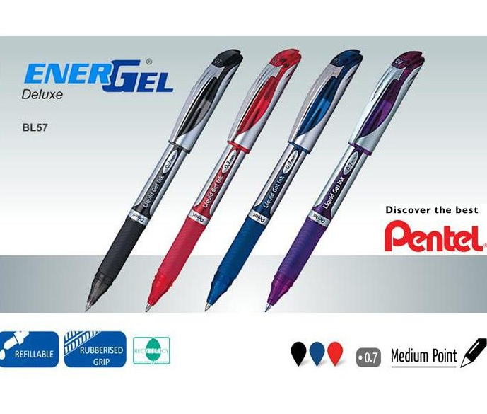 Bút gel ký Pentel BL57 nét 0.7mm (12)