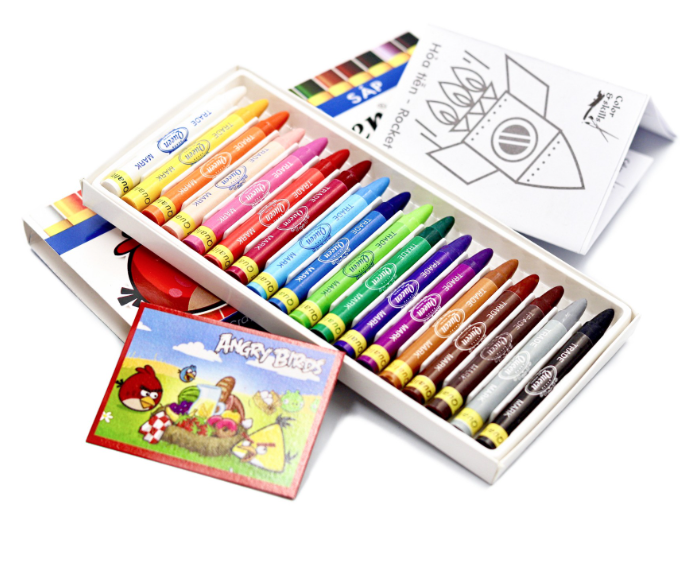 Bút sáp màu Queen PC-018 18 màu (5/120)