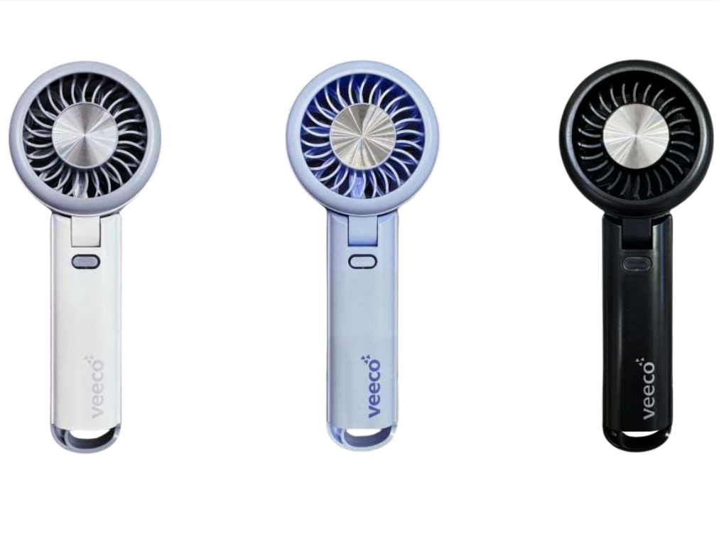 Quạt sạc cầm tay Veeco VMF-03, xoay 90 độ