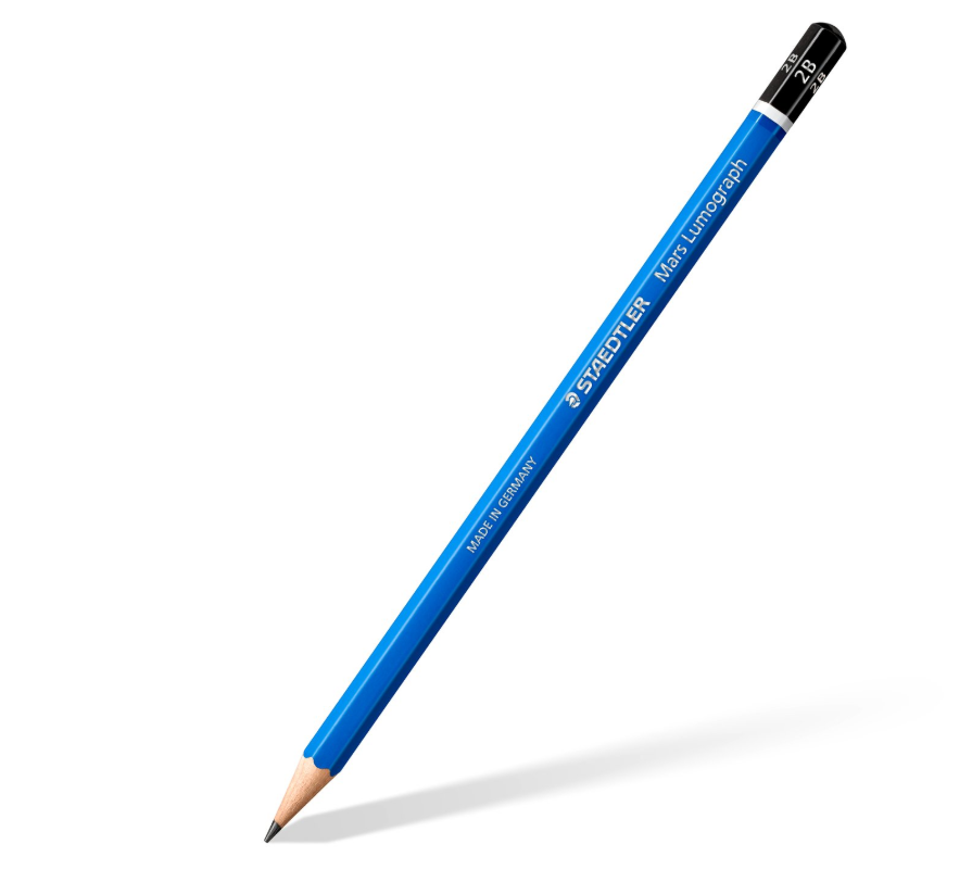 Bút chì gỗ Staedtler Mars Lumograph Nr.100-2B 2B (12/72)