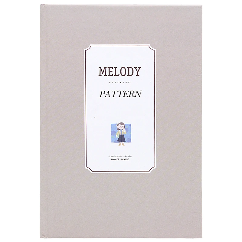 Sổ bìa cứng Hải Tiến MELODY 7383 135x195mm 70gsm kẻ ngang (76)