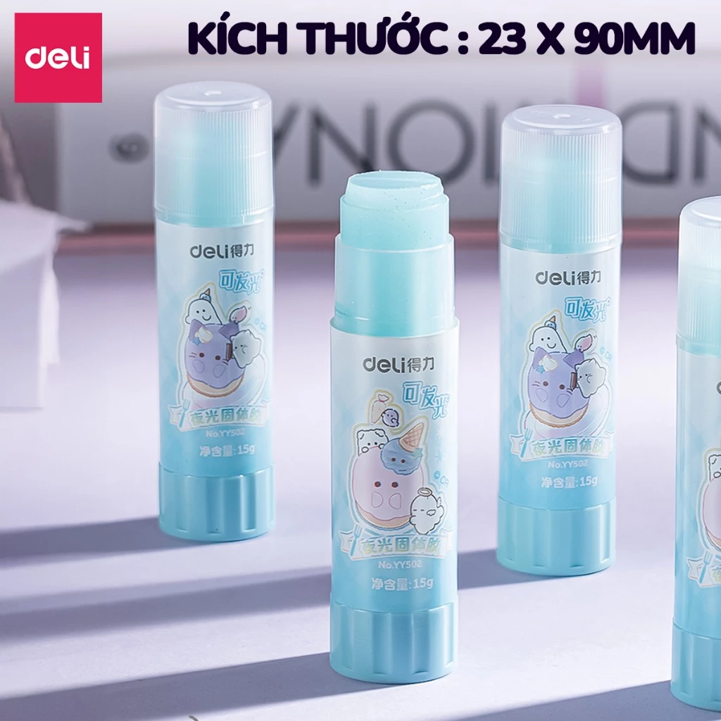Hồ khô dạ quang Deli NO.YY502 Obakenu Family 15g (24)