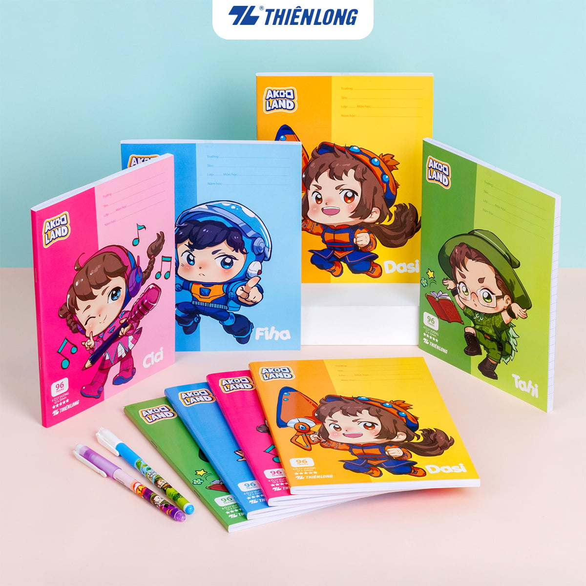 Tập học sinh Thiên long TP-NB061 96 trang 100gsm 4 ô ly caro (10/100)