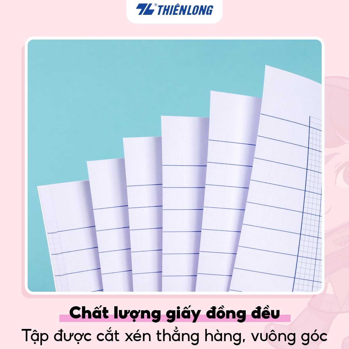 Tập học sinh Thiên long TP-NB061 96 trang 100gsm 4 ô ly caro (10/100)