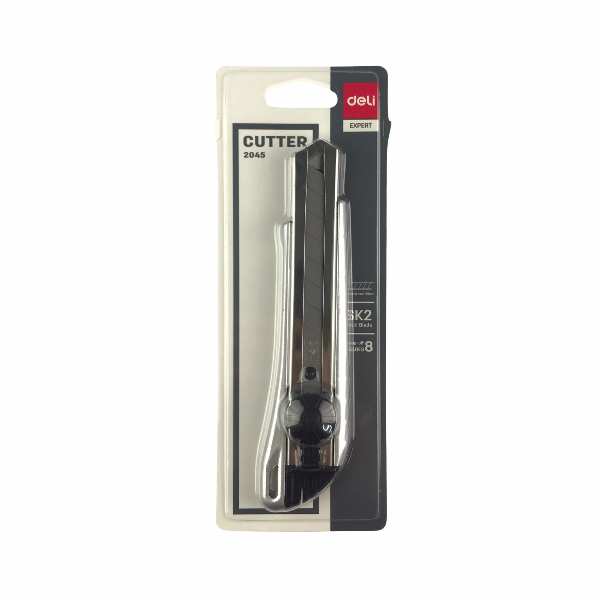 Dao rọc giấy lớn 18mm Deli 2045 màu bạc (12)