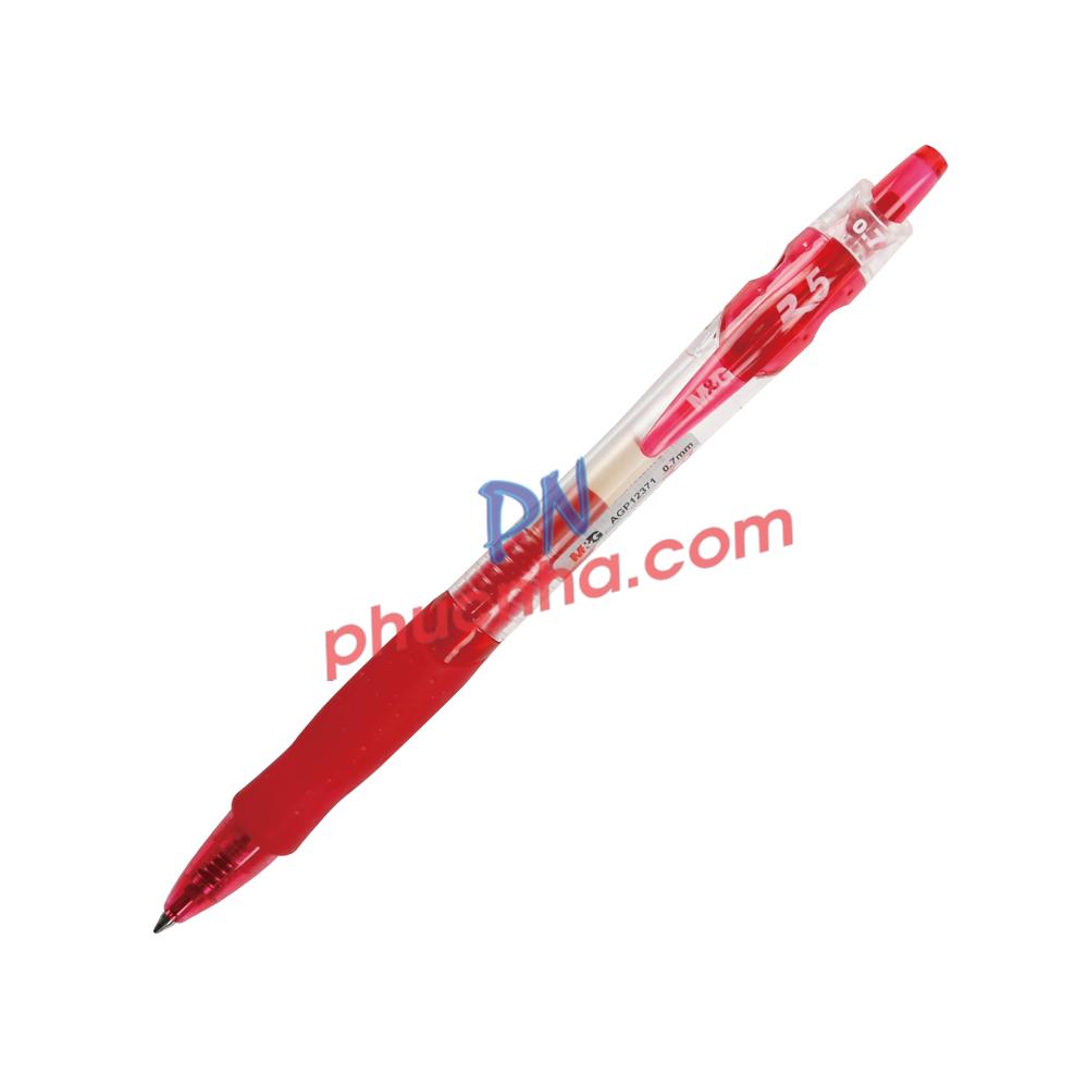 Bút gel M&G AGP12371 R5 bấm 0.7mm (12)