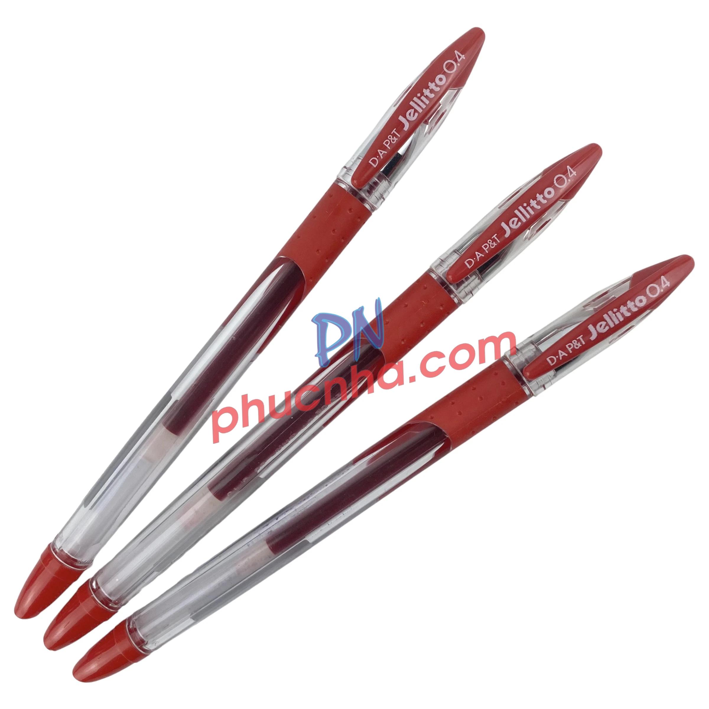 Bút gel D.A P&T Jellitto 0.4mm