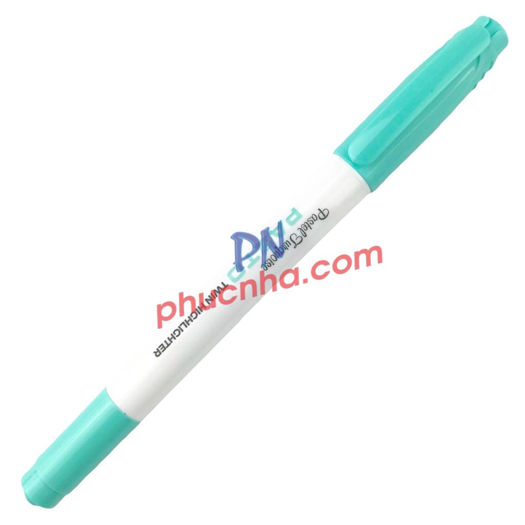 Bút dạ quang Thiên Long HL-016 Pazto 2 đầu mực pastel (5 cây/ 5 màu/ hộp)
