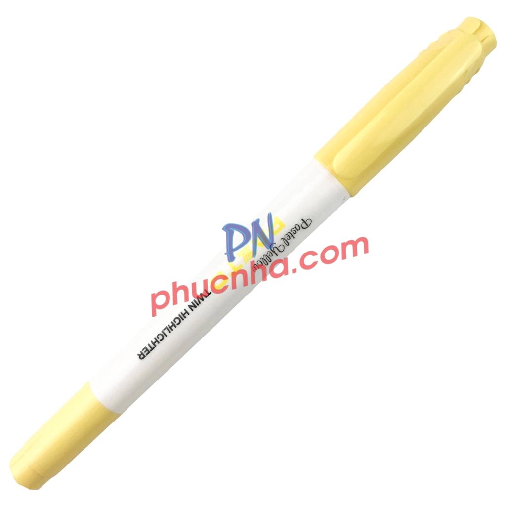 Bút dạ quang Thiên Long HL-016 Pazto 2 đầu mực pastel (5 cây/ 5 màu/ hộp)