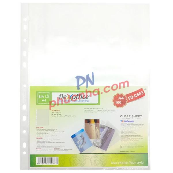 Bìa lỗ A4 TL Flexoffice FO-CS03 600g