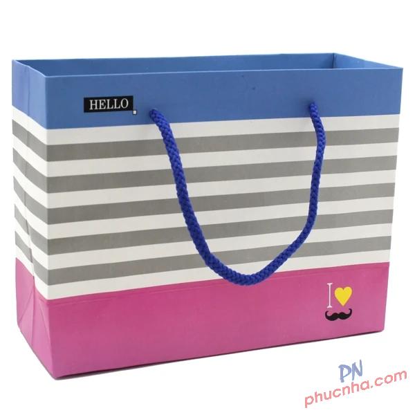Túi giấy MI ngang size M Linh Lan TNMI-M 17 x 22 x 8.5