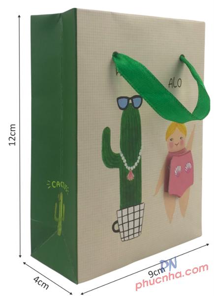 Túi giấy 3D Linh Lan T3D-XS 9x12x4cm