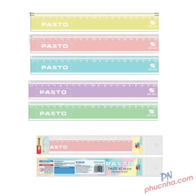 Thước kẻ 20cm Thiên Long SR-010 pazto màu pastel (200)