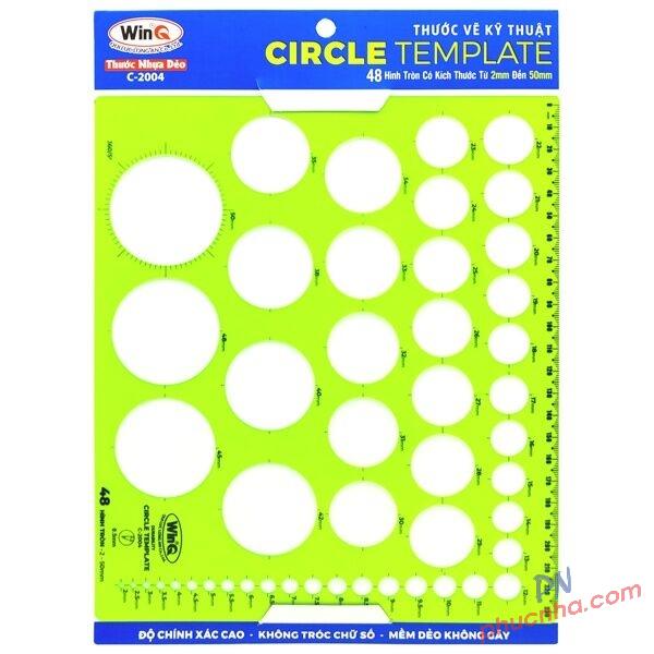 Thước hình tròn, lỗ tròn WinQ C-2004 (10/50)