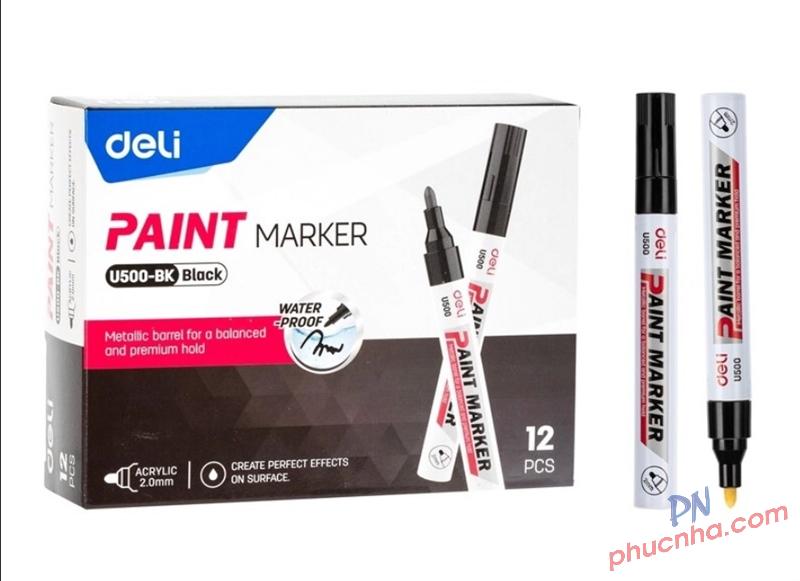 Bút sơn Deli U500 2.0mm (12)