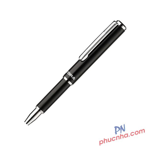 Bút bi trượt Zebra BA55-BK-BL mini 0.7mm, mực xanh