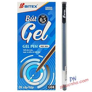 Bút gel Bitex G04 0.5mm (20)