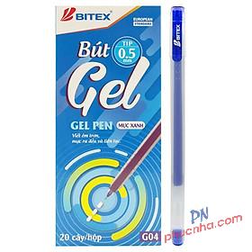 Bút gel Bitex G04 0.5mm (20)