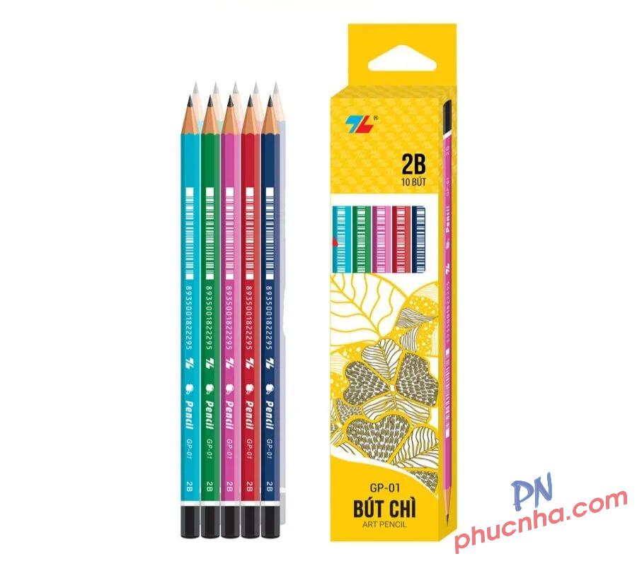 Bút chì gỗ 2B Thiên Long GP-01 (10)