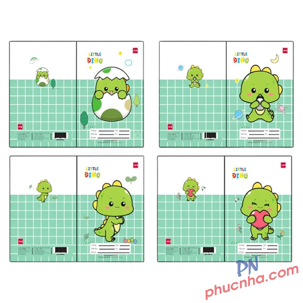 Tập HS Deli A96-LID little dino 96tr 80gsm 4 ô ly (5/100)