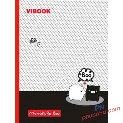 Tập Vĩnh Tiến Vibook Monokuro B5 sinh viên 200 trang 58gsm 4 ly ngang (5/50)