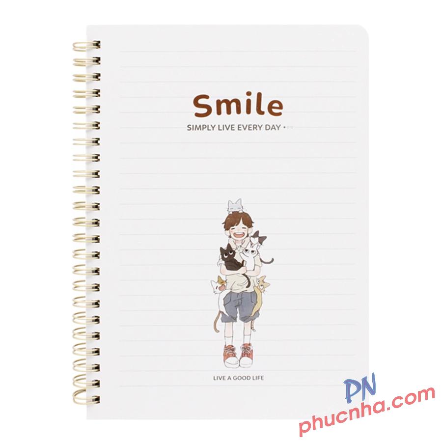 Sổ lò xo Hải Tiến Smile 200 trang 80gsm