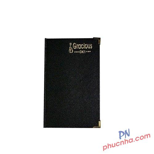 Sổ da bìa đen TP CK1