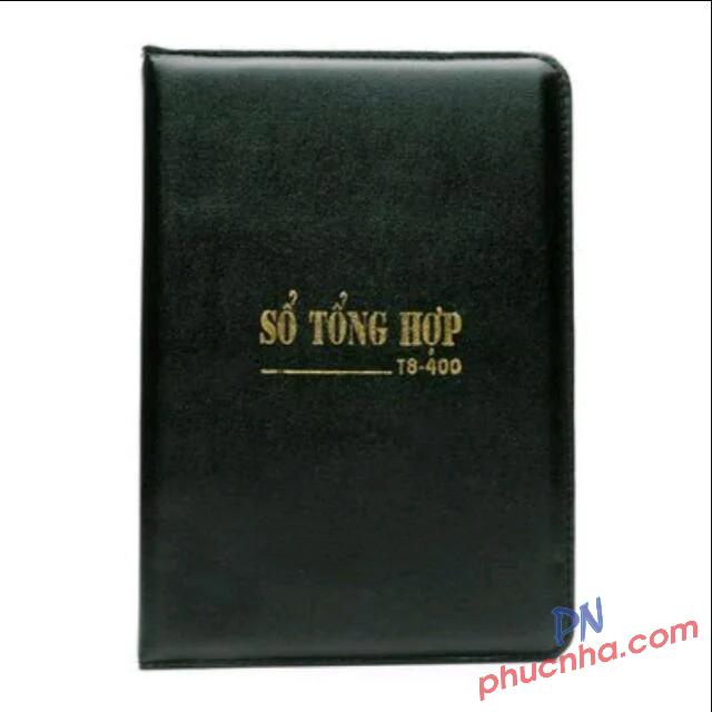 Sổ da Hải Tiến tổng hợp 600tr B5 175x250mm (bìa nhiều màu)