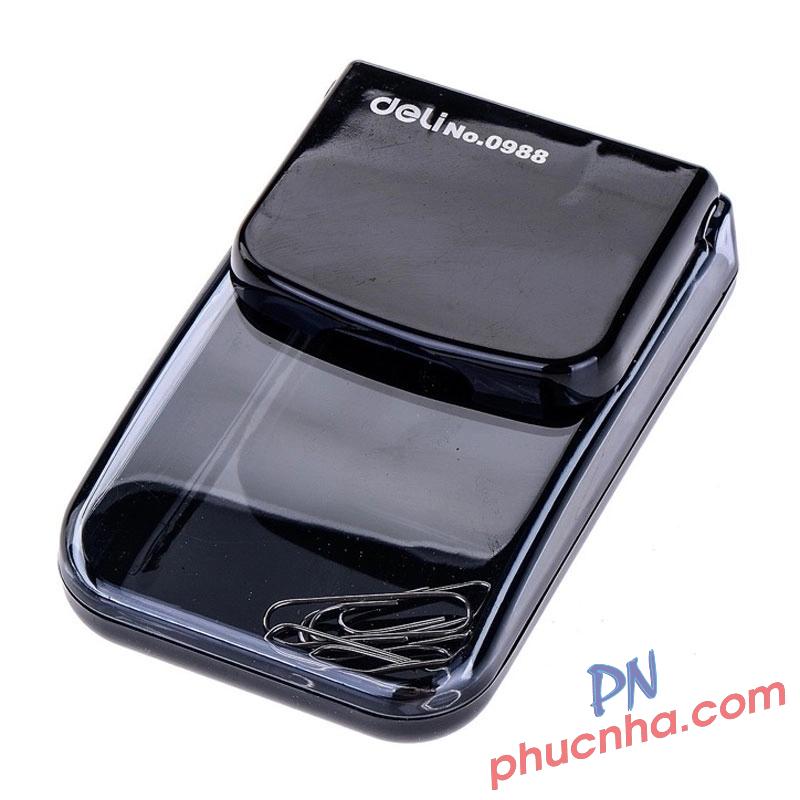 Hộp chứa ghim kẹp Deli 0988 clip box