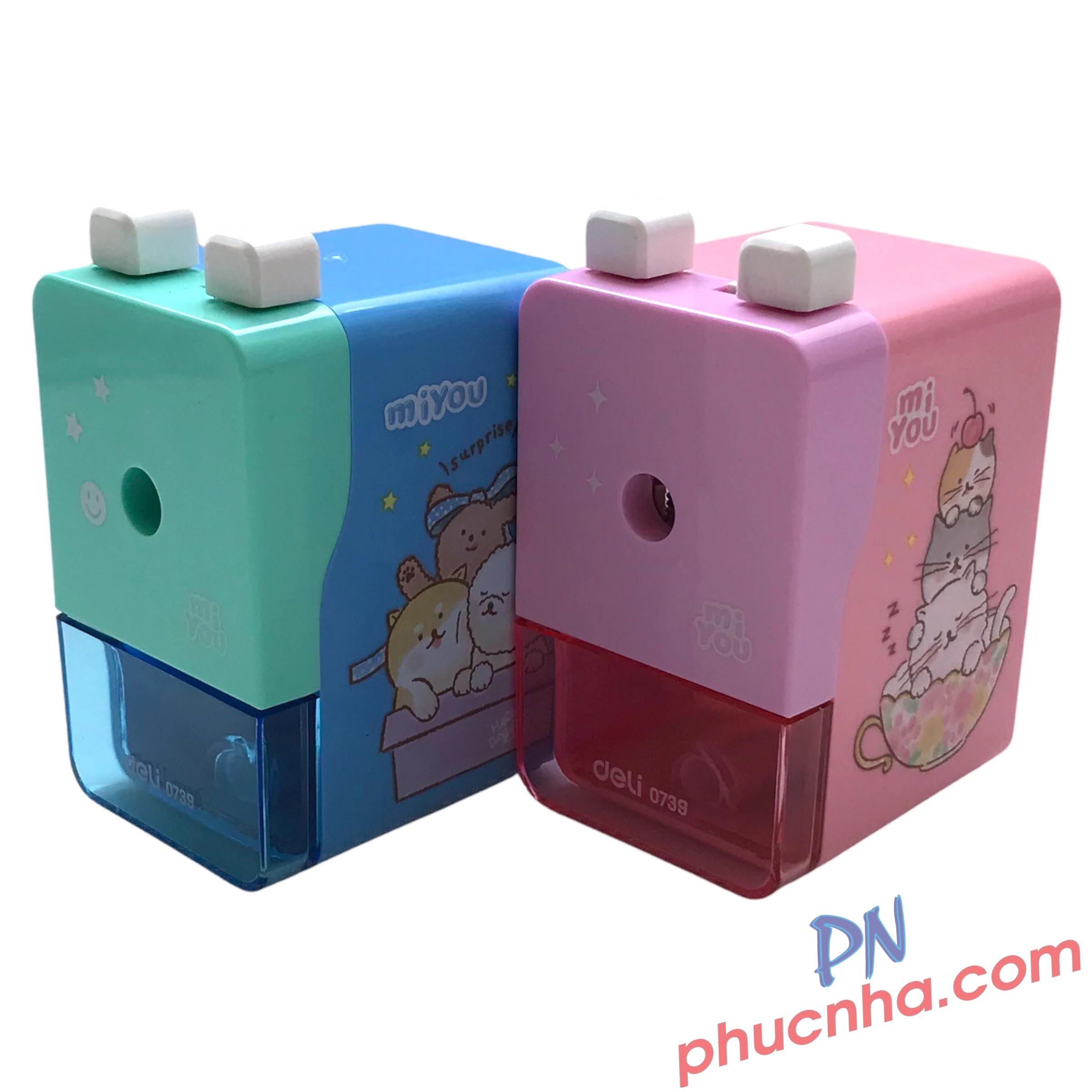 Gọt bút chì tay quay Deli 0739 - Miyou/ Bumbees