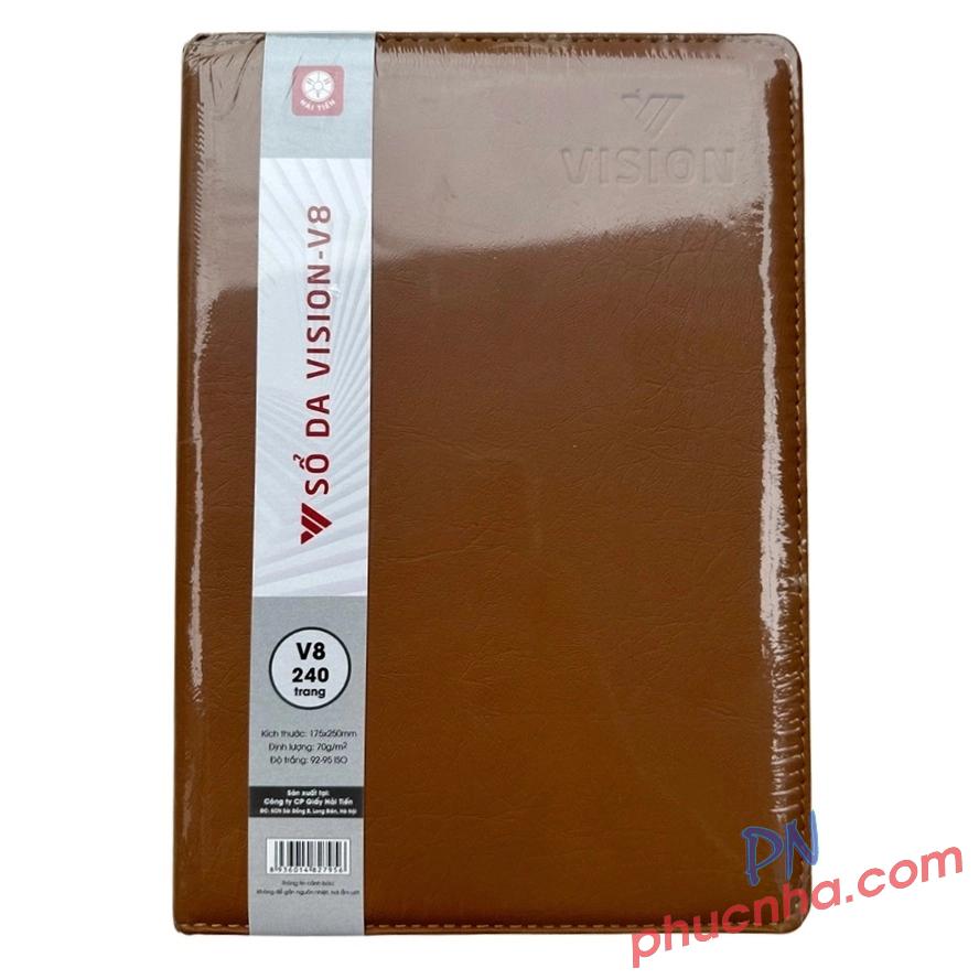 Sổ bìa da Hải Tiến 7956 Vision V8 240Tr B5