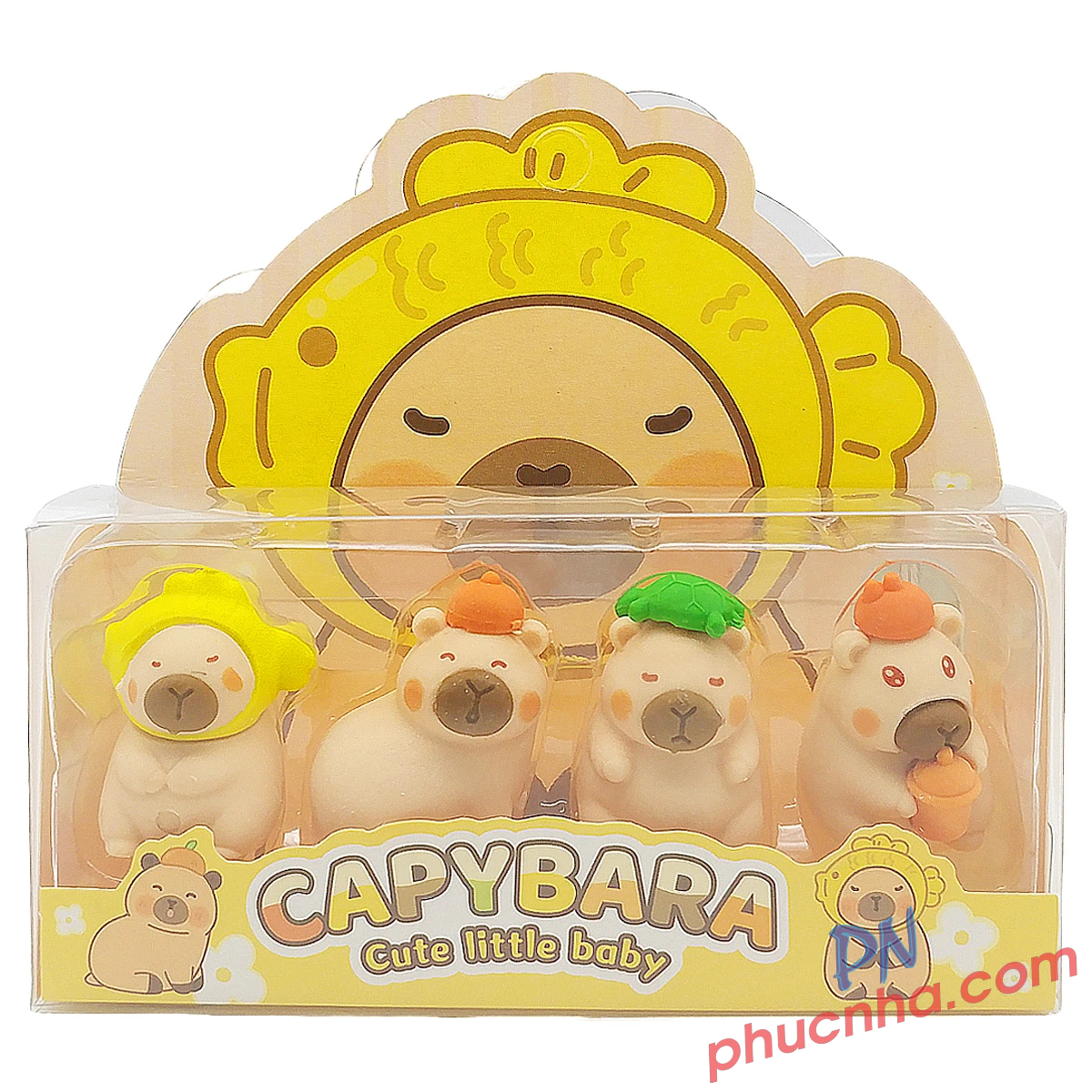 Gôm tẩy capybara hộp 4 con (16)