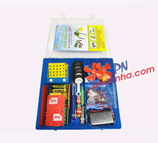 Bộ thực hành công nghệ lớp 5 MIC (Bộ thủ công kĩ thuật - Điện lớp 5) (lắp ráp mạch điện lớp 5)