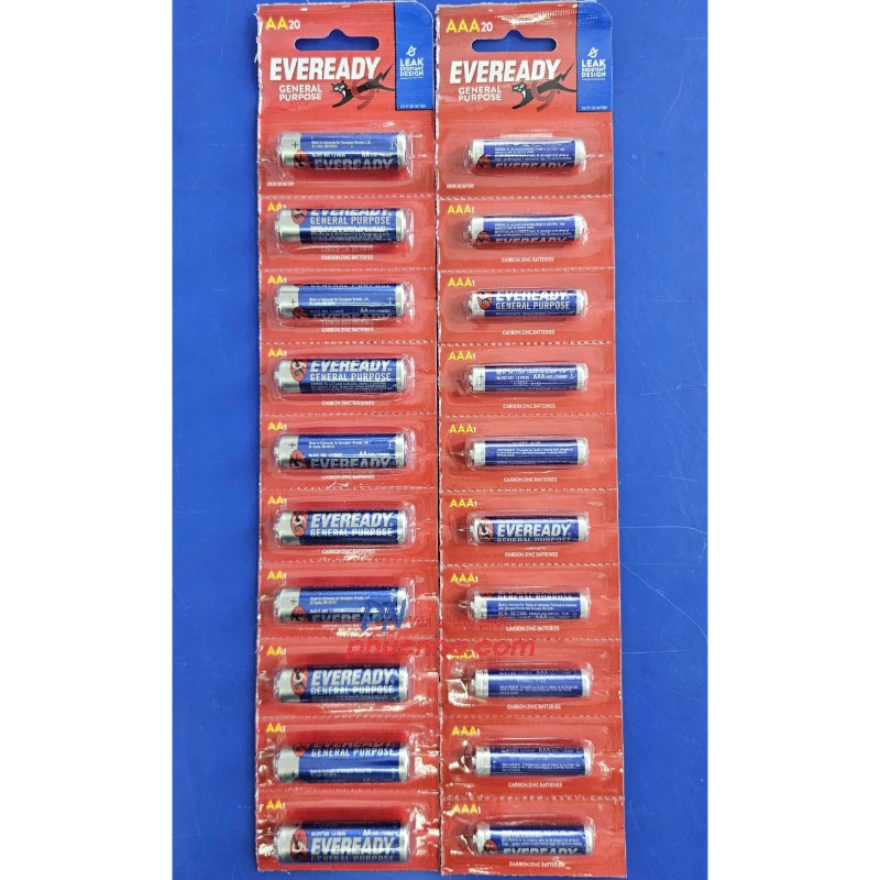 Pin Eveready AA 915 TS1x20 1.5V 2A General Purpose Xanh dương (1 viên/ vỉ - 20 viên/ dây đôi)