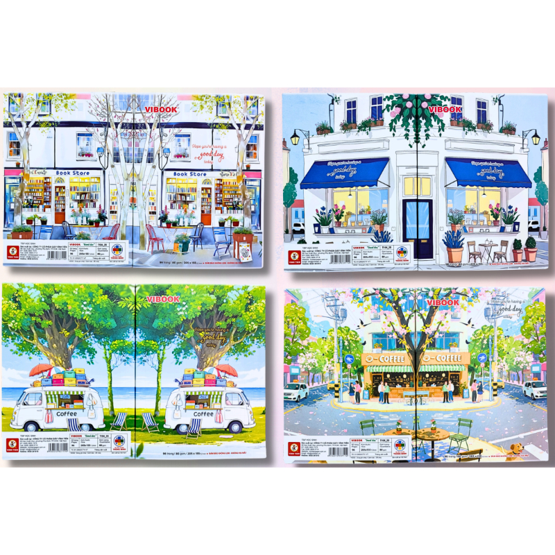 Tập HS Vĩnh Tiến Good day 96tr 80gsm 4 ô ly caro (10/100)
