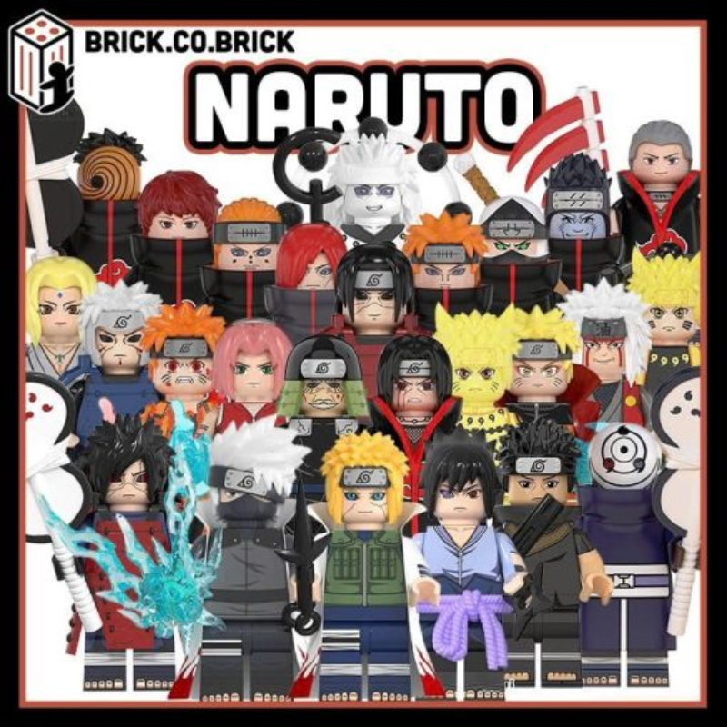 Lego Brick.Co.Brick mix mẫu Khủng Long/Skibidi Toilet/Chiến Binh Rồng/One Piece/7 viên ngọc rồng/Thanh gươm diệt quỷ/Squid Game