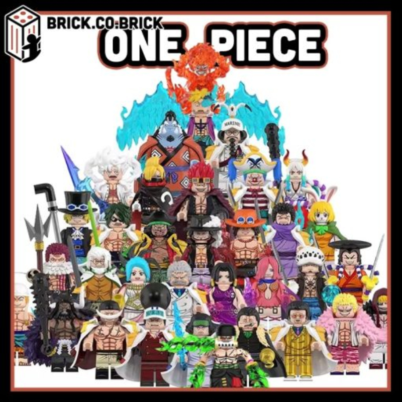 Lego Brick.Co.Brick mix mẫu Khủng Long/Skibidi Toilet/Chiến Binh Rồng/One Piece/7 viên ngọc rồng/Thanh gươm diệt quỷ/Squid Game